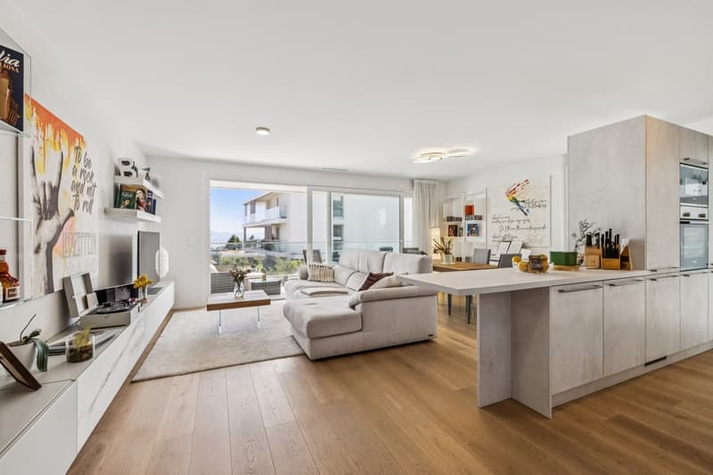 Prächtige Minergie-Wohnung mit großer Terrasse von 42 m² mit Seeblick (1)