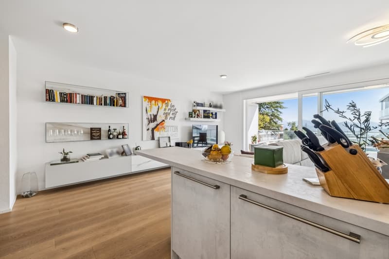 Prächtige Minergie-Wohnung mit großer Terrasse von 42 m² mit Seeblick (5)