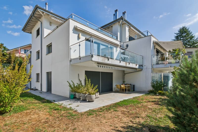 Appartement moderne dans un immeuble Minergie à Chailly (1)