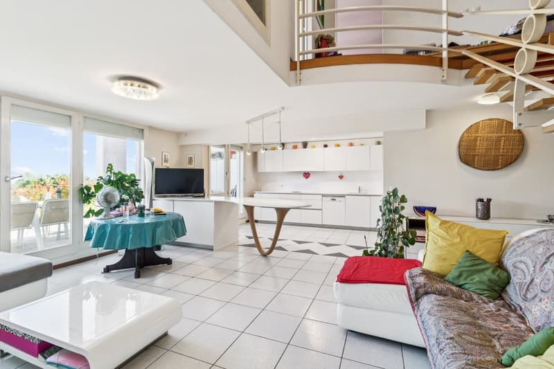 Duplex avec vue exceptionnelle sur le lac - Une terrasse sur le Léman (1)