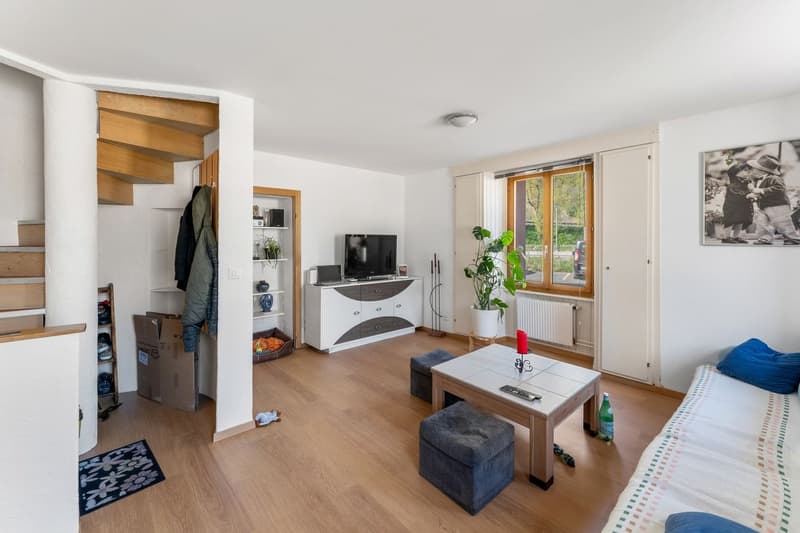Bâtiment existant de 7 appartements + Projet d'une halle artisanal à E (2)