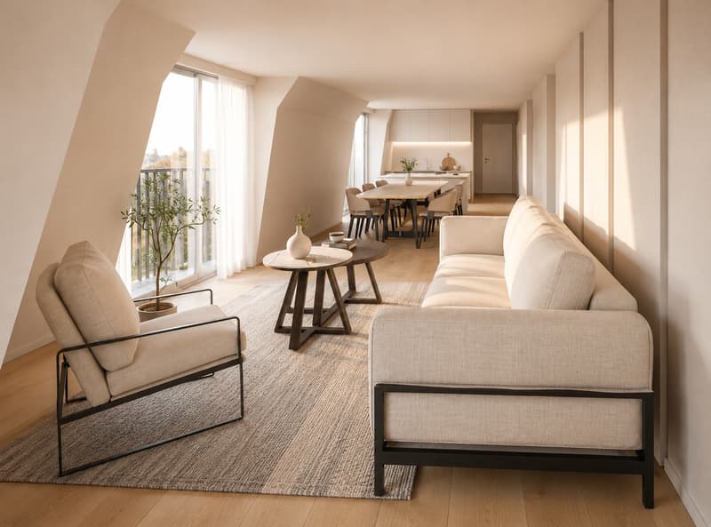 Attique contemporain de 4 pièces à Lausanne - Lot 13 (3)