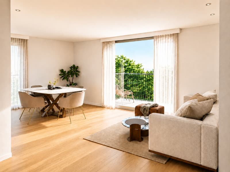 2.5 pièces contemporain avec balcon - Lot 02 (2)