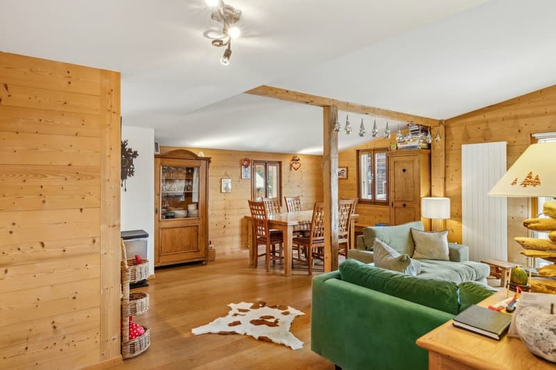 Ma Retraite - Chalet rénové avec jardin au centre de Chesières (9)