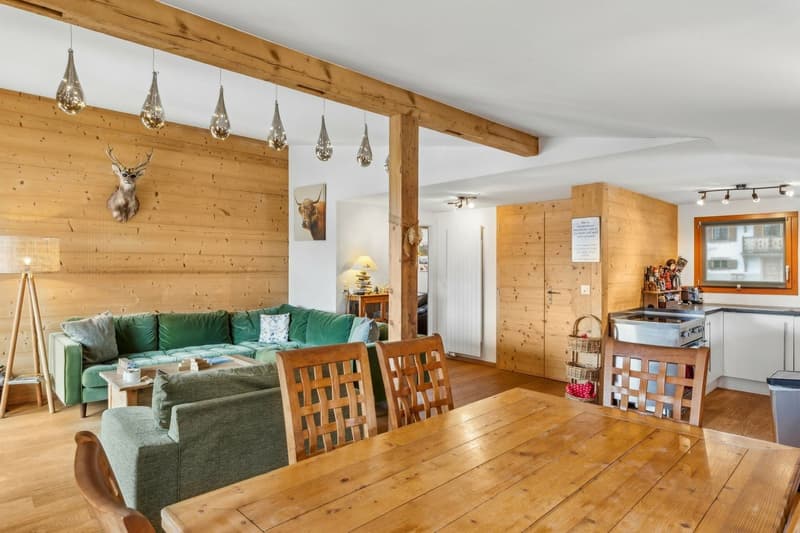 Ma Retraite - Chalet rénové avec jardin au centre de Chesières (7)