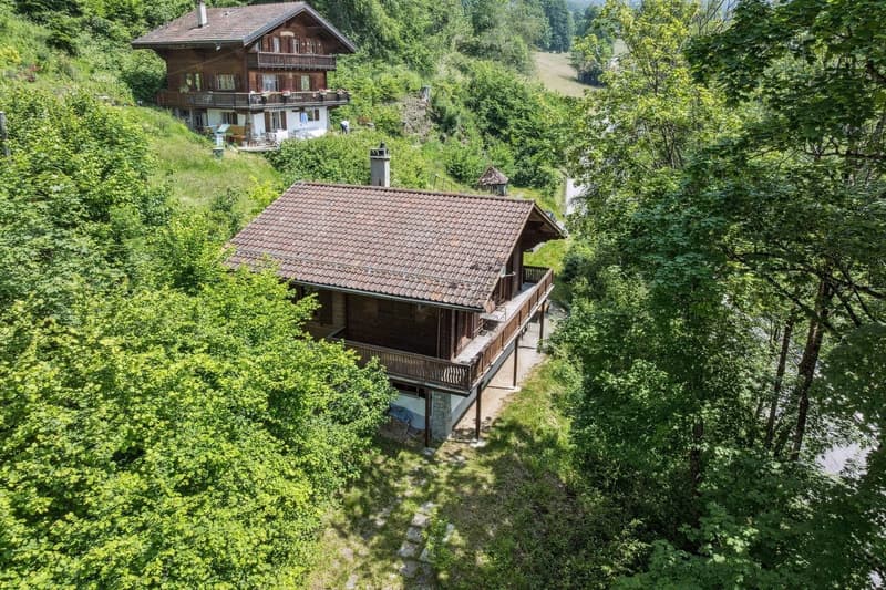 Chalet familiare di 5 camere all'ingresso di Villars-sur-Ollon (1)