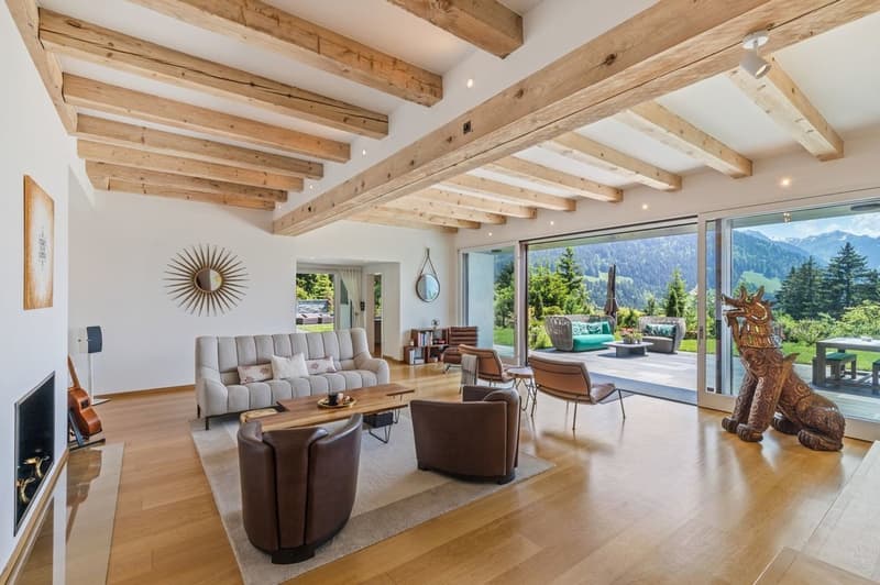 Spacieux chalet avec piscine chauffée et vue imprenable sur les Alpes (3)