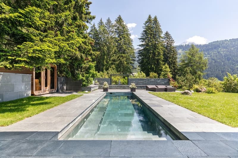 Spacieux chalet avec piscine chauffée et vue imprenable sur les Alpes (6)