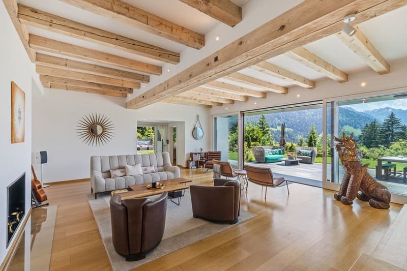 Ampio chalet con piscina riscaldata e vista mozzafiato sulle Alpi (3)