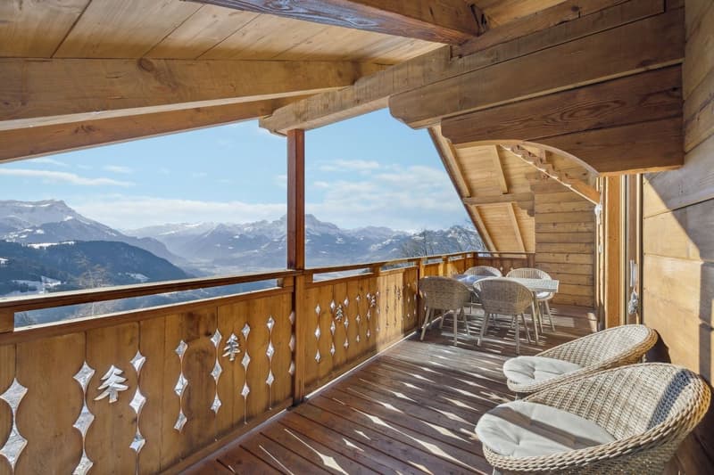 Splendide attique rénové - Vue imprenable sur les Alpes (9)