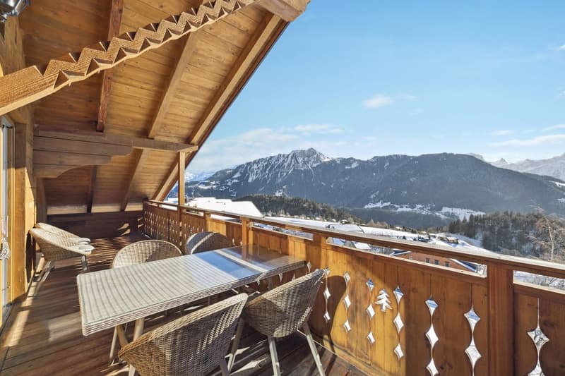 Splendide attique rénové - Vue imprenable sur les Alpes (10)