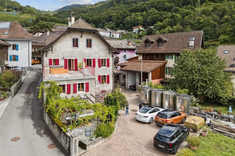 Rare! dans le village d'Ollon authentique maison vigneronne & anne (4)