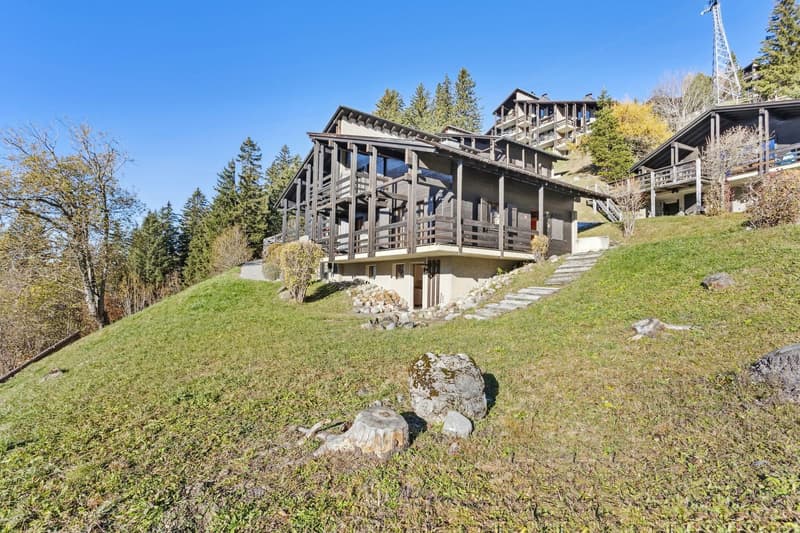 Semi-detached chalet in triplex with 4 bedrooms, located 200m from the ski lift (2)