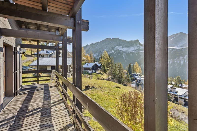 Semi-detached chalet in triplex with 4 bedrooms, located 200m from the ski lift (5)