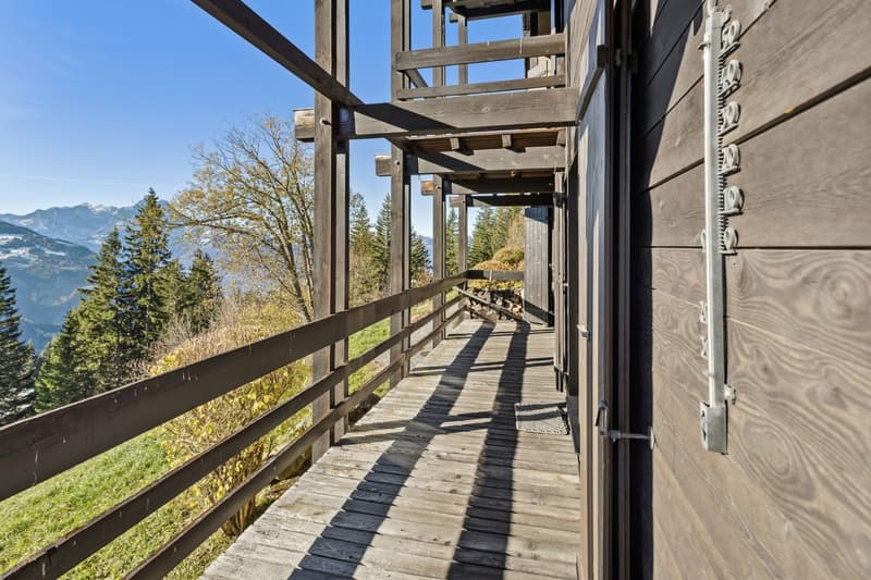 Semi-detached chalet in triplex with 4 bedrooms, located 200m from the ski lift (8)