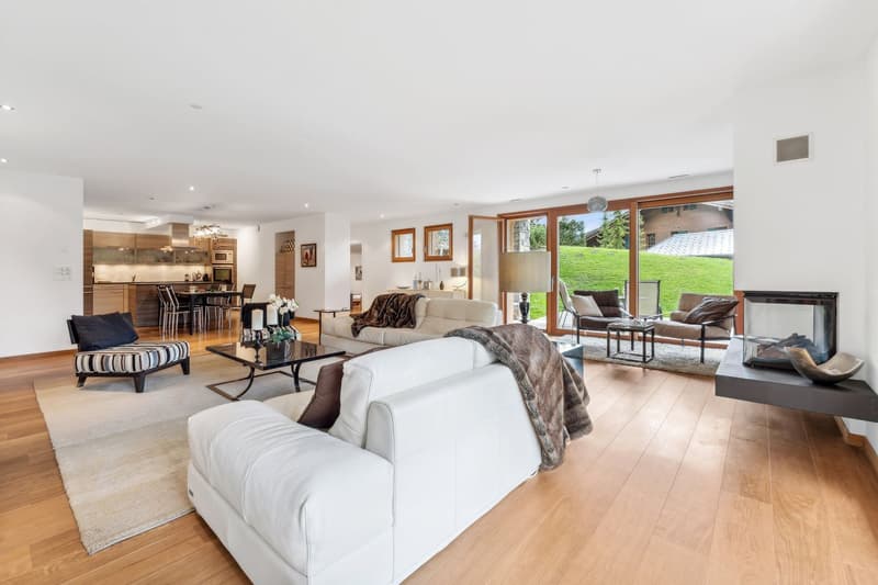 Villars, lussuoso 6 locali contemporaneo, giardino, 2 parcheggi, ski in/ski out (11)