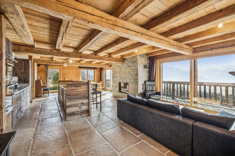 Chalet de charme avec 5 chambres près de Villars sur Ollon (1)
