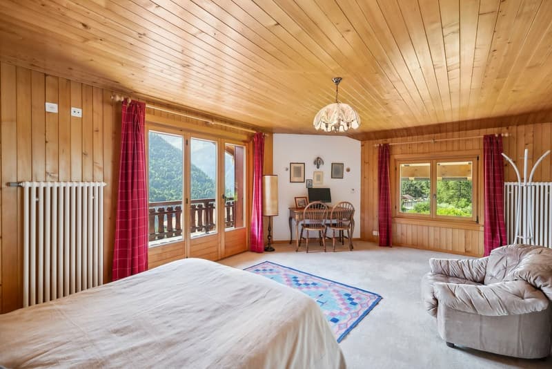 Spacious family chalet, billiard room, carnotzet, panoramic view (11)