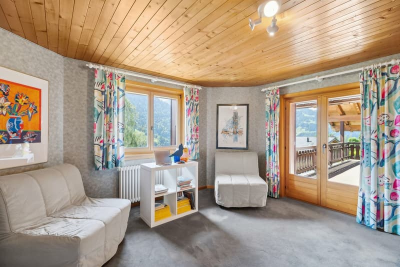 Spacious family chalet, billiard room, carnotzet, panoramic view (12)