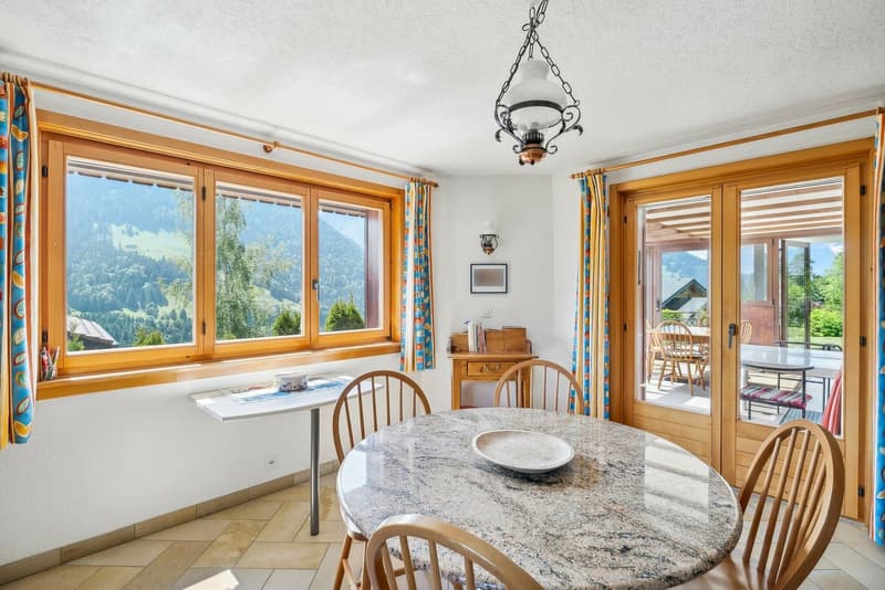 Spacious family chalet, billiard room, carnotzet, panoramic view (7)