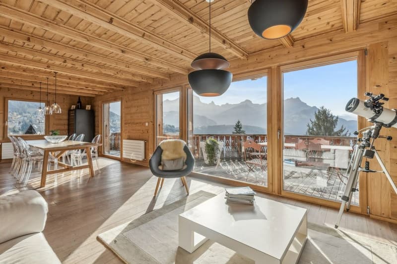 Chalet L'Etoile des Alpes, vue panoramique, proche des commodités (5)