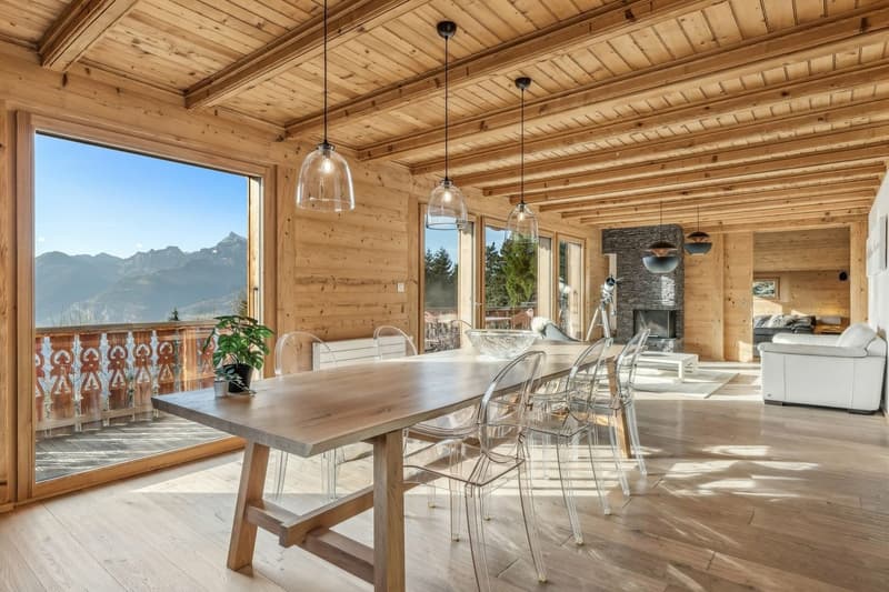 Chalet L'Etoile des Alpes, vue panoramique, proche des commodités (11)