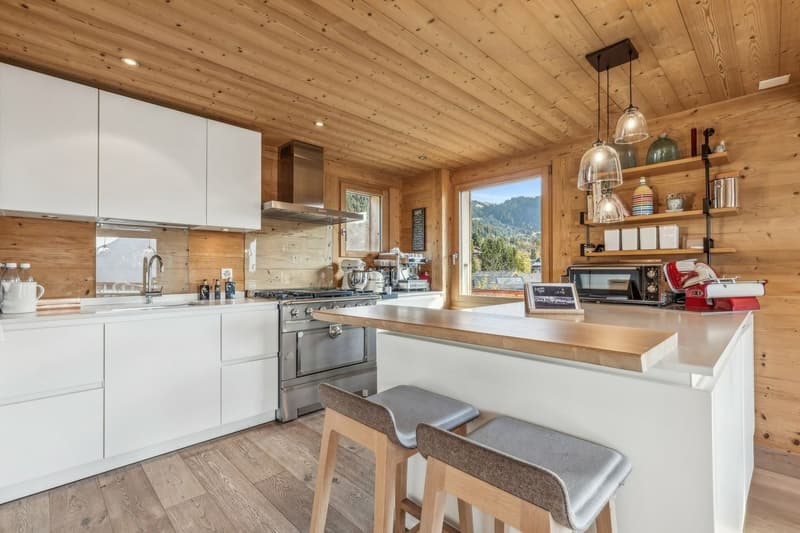 Chalet L'Etoile des Alpes, vue panoramique, proche des commodités (11)