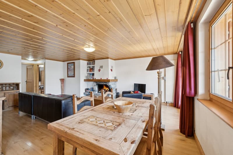 Villars, emplacement privilégié 3,5p avec cachet, grand balcon, belle (5)