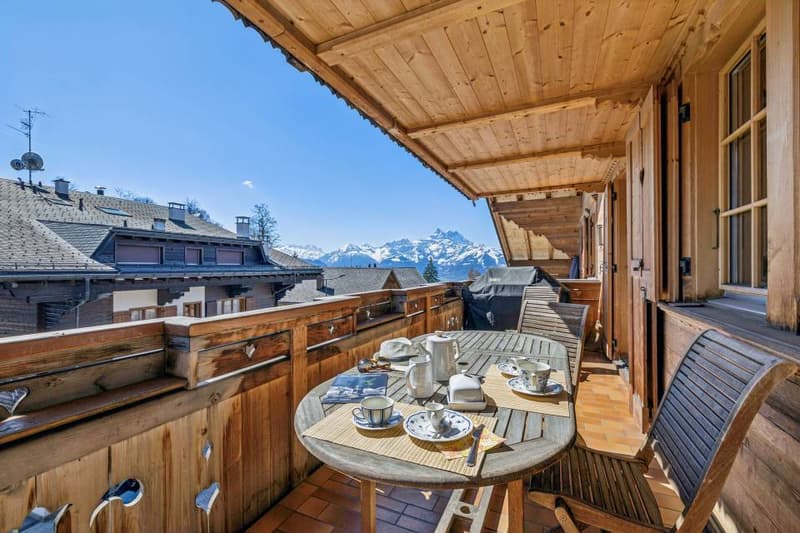 Villars, emplacement privilégié 3,5p avec cachet, grand balcon, belle (8)