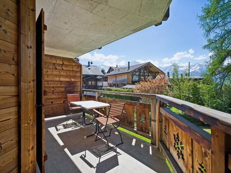 Splendid 4-room duplex in the center of Chesières (2)