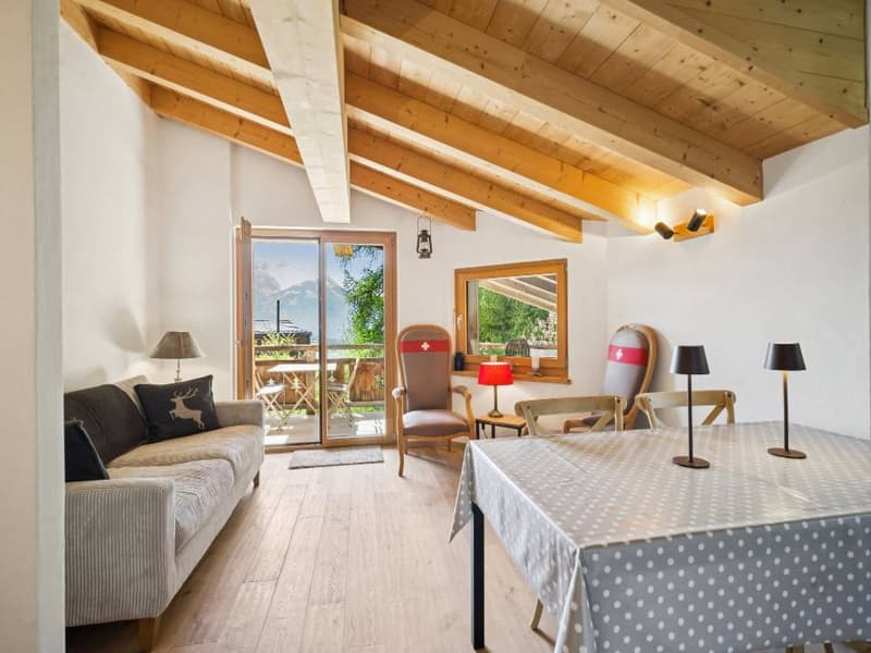 Splendid 4-room duplex in the center of Chesières (3)