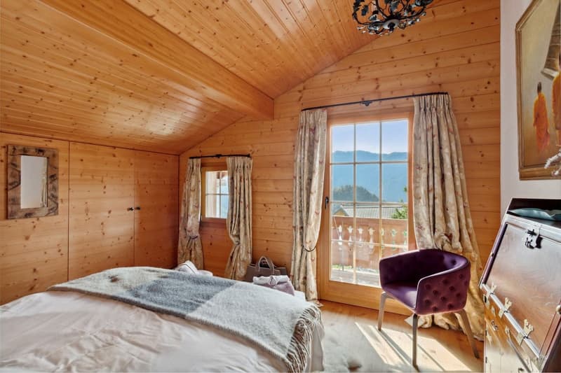 Chalet con home cinema / idromassaggio interno / Vista panoramica (13)