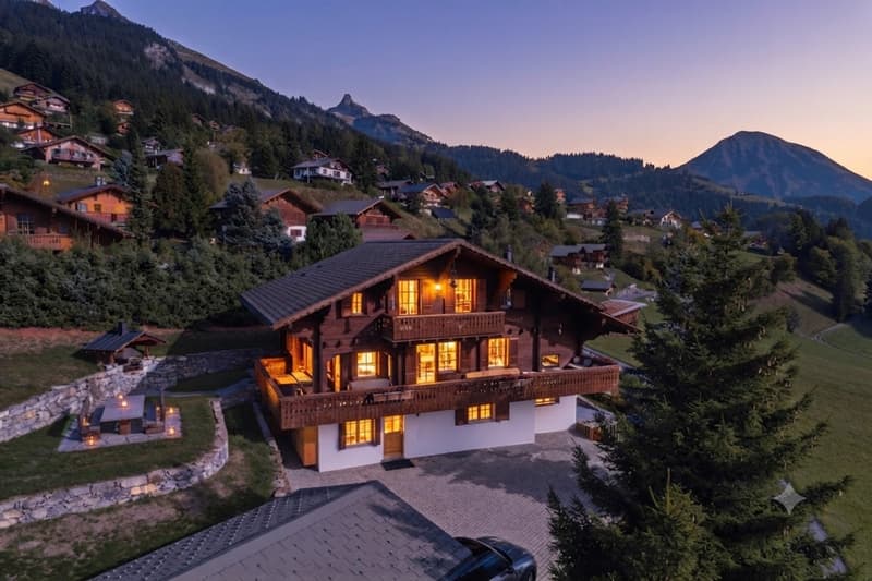 Chalet avec home cinema /  jacuzzi intérieur / Vue panoramique (2)