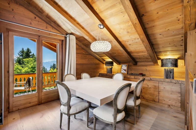 Splendide duplex 3.5p en attique avec balcon, vue magnifique ! Ski-in/ (4)