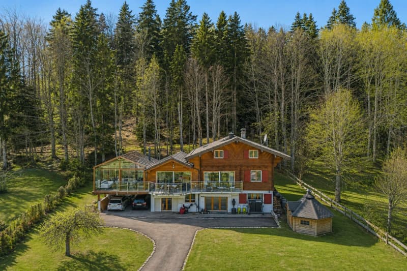Villa-Chalet: Charme, Authentizität und alpine Serenität mit Seeblick (1)