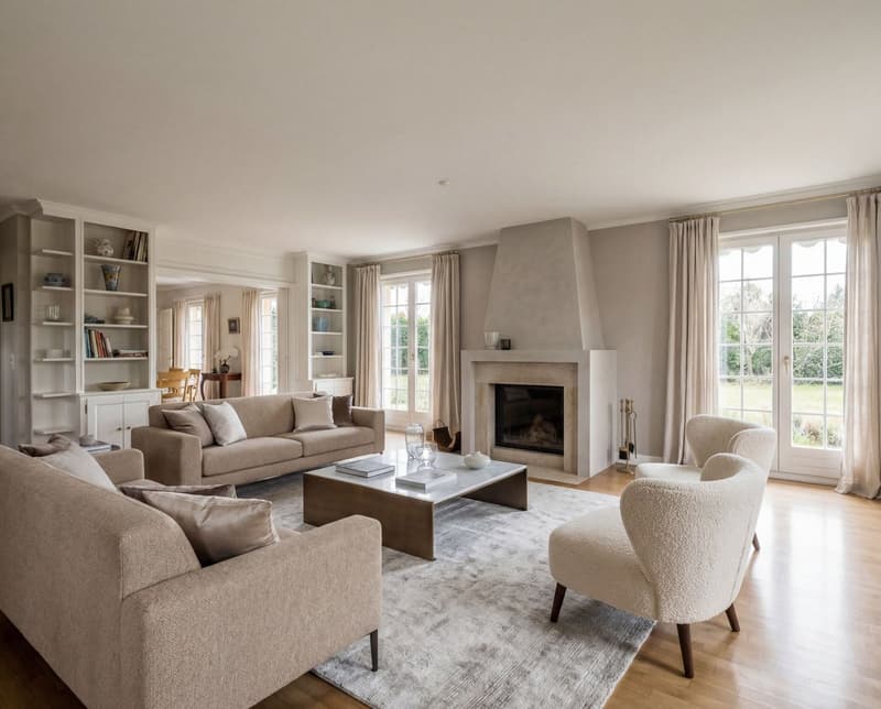 Salon après Home staging