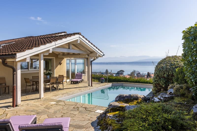 Villa with a view of the lake and the Alps (1)
