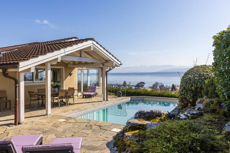Villa avec vue sur le lac et les Alpes (1)