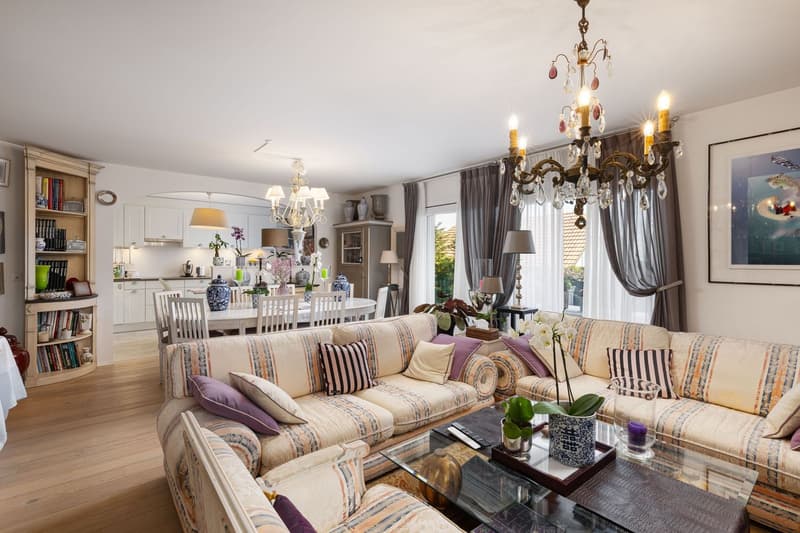 ELEGANT APPARTEMENT GRAND JARDIN,GRANDE TERRASSE VUE ALPES ET LAC (12)