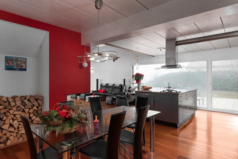 Belle maison d'architecte avec vue sur le bassin Lémanique (7)
