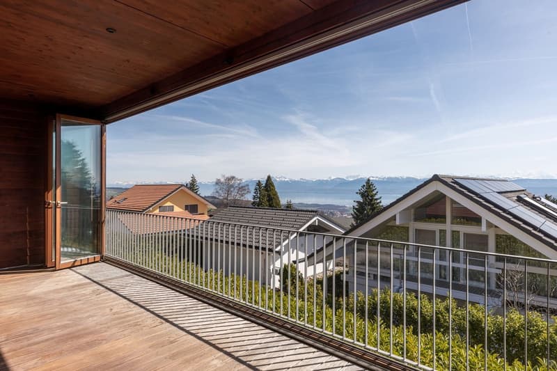 Belle maison d'architecte avec vue sur le bassin Lémanique (1)