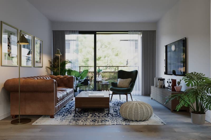 4.5 room contemporary cross-through apartment on the ground floor with two beautiful rooms (2)