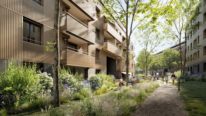 Wohnung mit 4.5 Zimmern und 100.10 m² Wohnfläche mit 3 Loggien (8)