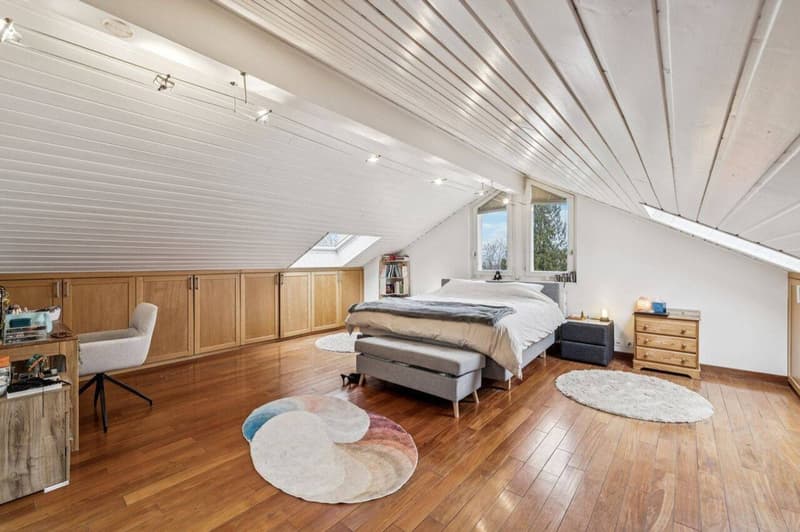 Élégante maison jumelée, cadre verdoyant à Corsier (10)