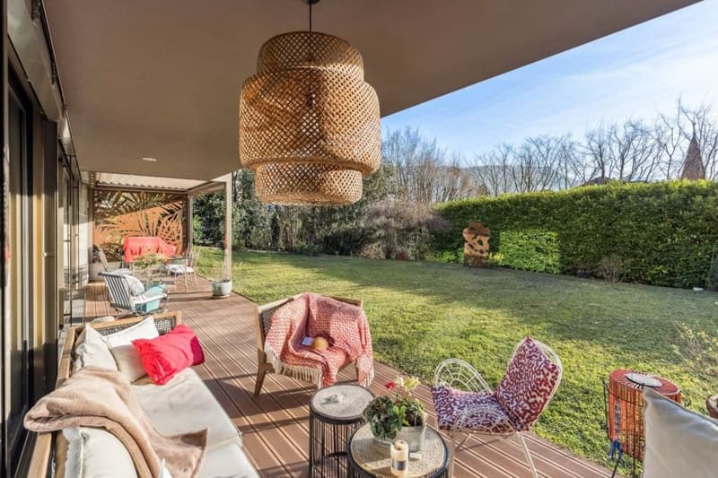 Champel Superbe duplex de 6 pièces avec jardin (2)