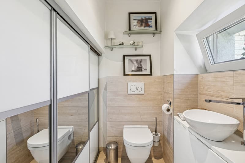 WC visiteurs avec buanderie
