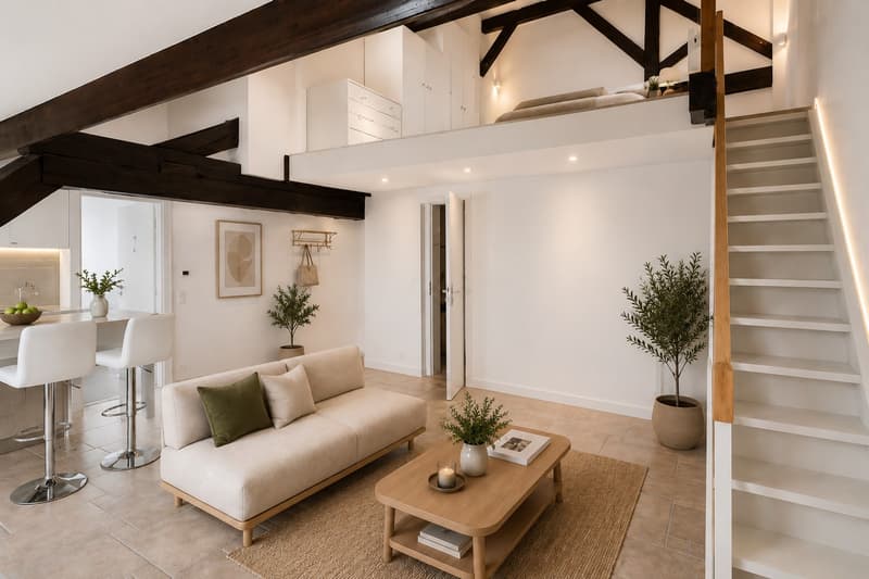 UNIQUE - Appartement de charme en duplex avec jardin privatif (2)