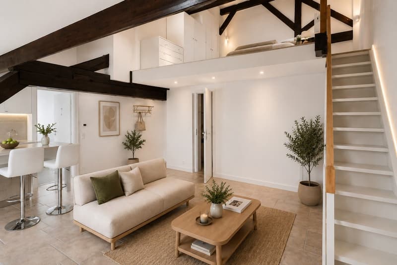 Appartement de charme en duplex avec jardin privatif (1)