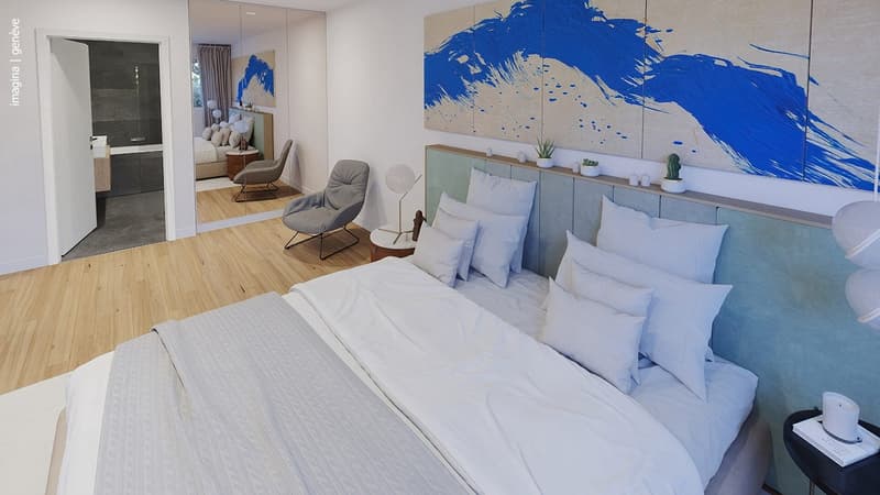 Appartement de 3.5 pièces en rez de jardin (4)