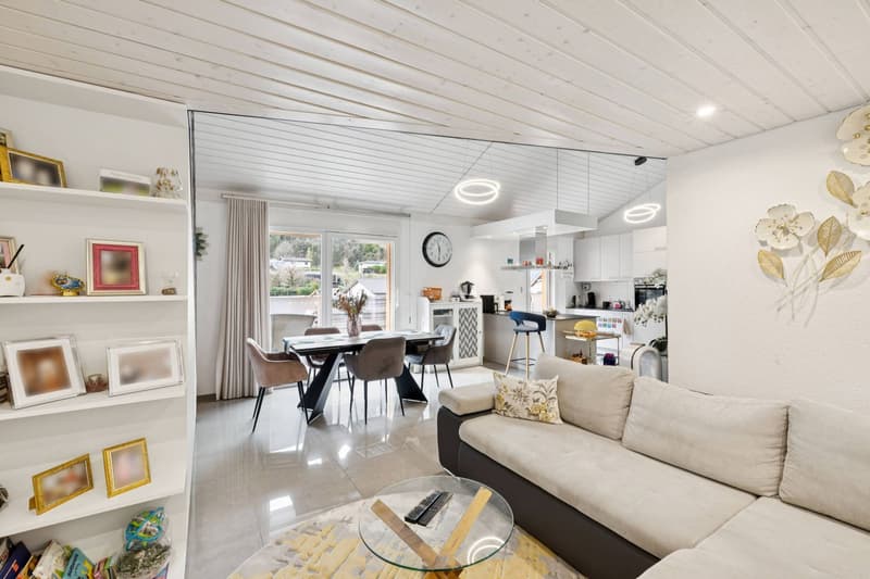 Attic 3.5 rooms comfortable - Large corner terrace and elevator (2)